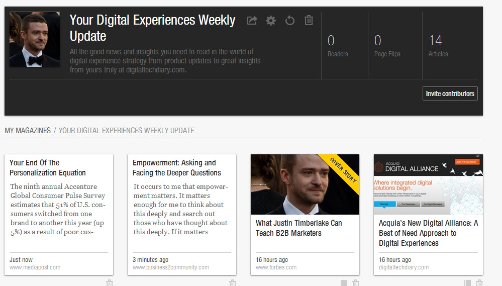 Digital Experience Magazine via Flipboard