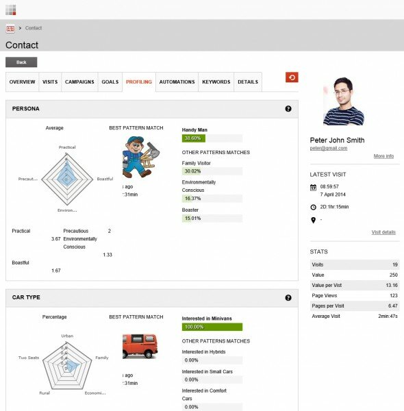 xFile Profile Tab