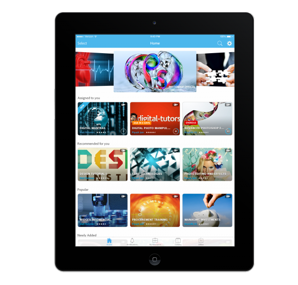 Adobe Experience Manager Communities of Learning - Content View