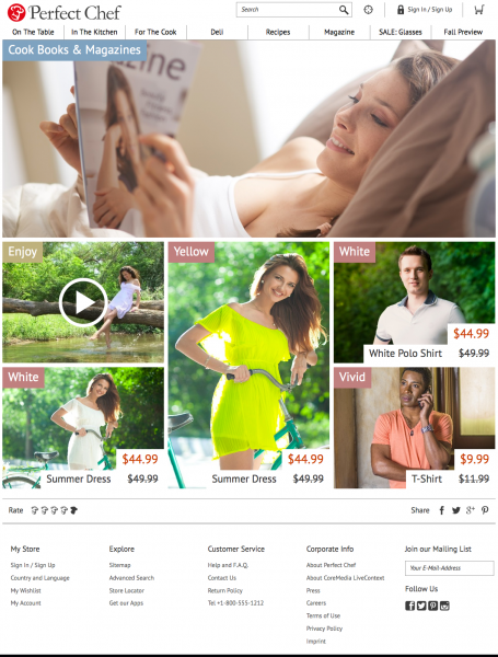 CoreMedia LiveContext 2.0 - Visually Engaging