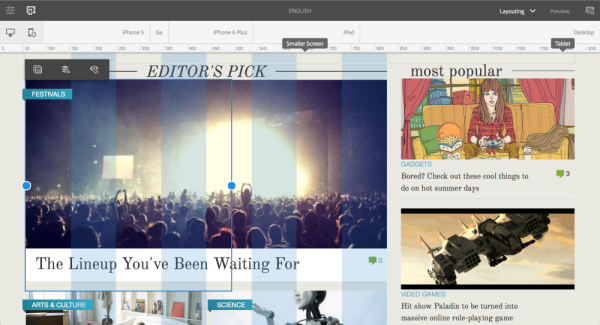 AEM Responsive Site